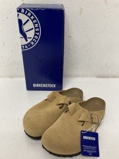 BIRKENSTOCK BOSTON BS LATTE CREAM SIZE UK 4.5 RRP £130.00