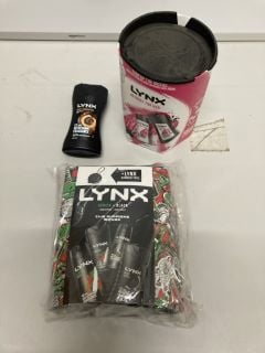 QTY OF LYNX ITEMS INC LYNX ATTRACT FOR HER TURN UP THE MUSIC GIFT SET