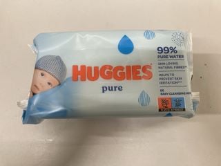 2 X ITEMS INC HUGGIES PURE BABY WIPES