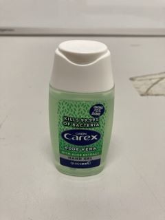 QTY OF CUSSONS CAREX ALOE VERA HAND GEL