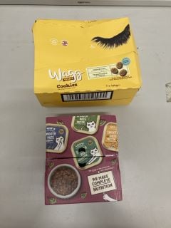 QTY OF ITEMS INC WAGG TREATS COOKIES