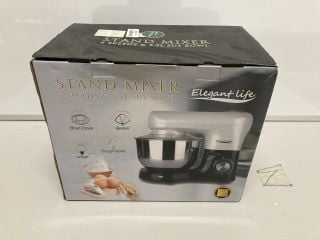 ELEGANT LIFE STAND MIXER 6 SPEED & 5.5L SUS BOWL