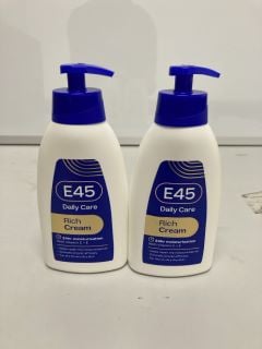 QTY OF E45 DAILY CARE RICH CREAM 24HR MOISTURISING CREAM (BBE 07/26)