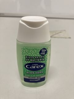 QTY OF CUSSONS CAREX ALOE VERA HAND GEL