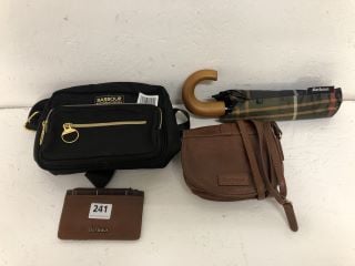 QTY OF BARBOUR ITEMS INC UMBRELLA