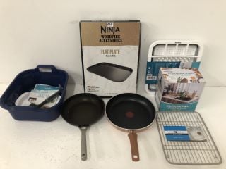 QTY OF KITCHEN ITEMS INC NINJA FLAT PLATE