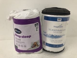 2 X ITEMS INC SNUGGLEDOWN MATTRESS TOPPER