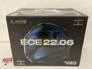 LS2 HELMET ADVANT X CARBON ECE22.06 RRP £379.99 SIZE LARGE