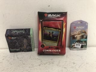 QTY OF MAGIC THE GATHERING TRADING CARD PACKS INC DUSKMOURN HOUSE OF HORROR