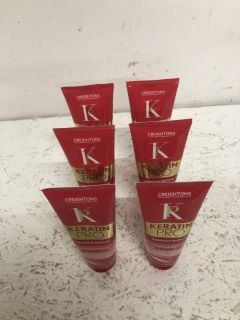 6 X CREIGHTONS KERATIN PRO DAMAGE REPAIR STRENGTHENING SHAMPOO 250ML