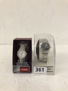 2 X WATCHES INC TIMEX WATCH