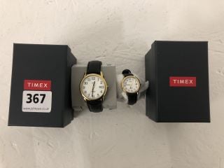 2 X TIMEX WATCHES INC MEN'S AND WOMENS