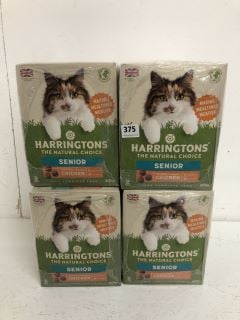 4 X PACKS OF HARRINGTON SENIOR CHICKEN