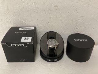 MEN'S CITIZEN ECO DRIVE WATCH SAPPHIRE RADIO CONTROLLED