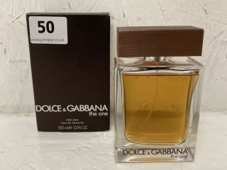 DOLCE & GABBANA THE ONE 100ML RRP £93.26