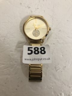 MICHAEL KORS PORTIA WATCH FOR WOMEN, QUARTZ MOVEMENT WITH STAINLESS STEEL RRP: £124