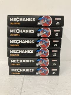 6 X GEOMAG 771 771-MECHANICS CHALLENGE, MECHANICAL, 95 PIECES N.A BUILDING TOYS, MAGNETIC CONSTRUCTION, MULTICOLOURED WORTH £78