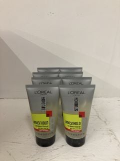 QTY OF L'OREAL PARIS STUDIO LINE INVISI HOLD 24 H NATURAL HAIR GEL