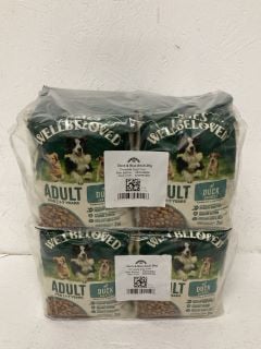 8 X JAMES WELLBELOVED ADULT DUCK & RICE 2KG BAG, HYPOALLERGENIC DRY DOG FOOD WORTH £68 (BBE 10/10/2024)