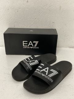 MEN'S EA7 SLIDERS SIZE UK 10.5