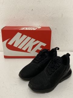 NIKE AIR MAX 270 TRIPLE BLACK UK SIZE 7