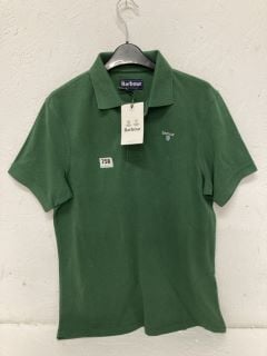 BARBOUR SPORTS POLO RACING GREEN SIZE: S