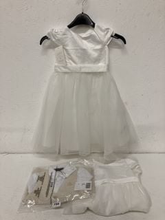 QTY OF EVE & MILO KIDS WEDDING CLOTHES