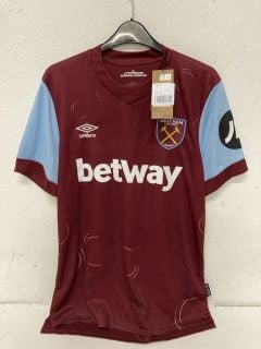 UMBRO WEST-HAM HOME JERSEY SS SIZE: M