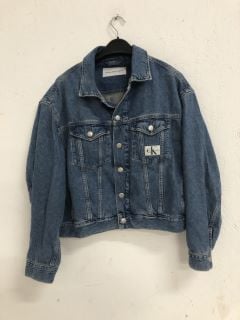 CALVIN KLEIN DENIM LIGHT JACKET SIZE: XS