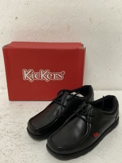 KICKERS FRAGMA LACE LEATHER AM SIZE: 8