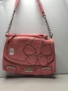 GUESS WOMENS PINK HANDBAG