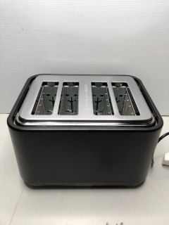 SALTER 4 SLICE BLACK TOASTER