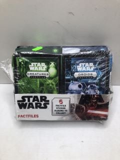 STAR WARS FACT FILE STICKER ALBUMS