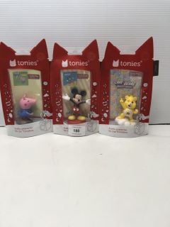 3 X TONY'S AUDIO CHARACTERS FOR THE TONIE BOX