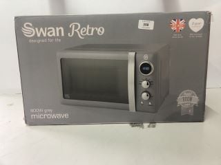 SWAN RETRO 800W GREY MICROWAVE