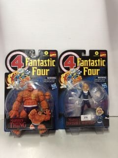 2 X ITEMS TOYS INC FANTASTIC FOUR FIGURES