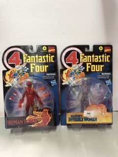 2 X ITEMS TOYS INC FANTASTIC FOUR FIGURES