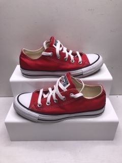 CONVERSE RED TRAINERS UK SIZE 4