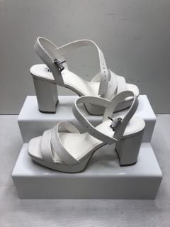 DUNE LONDON WHITE WOMENS HEELS UK SIZE 5