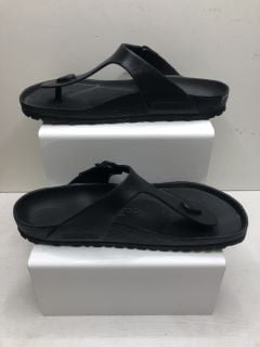 BIRKENSTOCK GIZEH EVA BLACK SANDALS UK SIZE 7