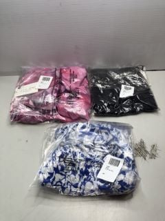 BOX OF CLOTHING ITEMS IN VARIOUS DESIGNS & COLOURS