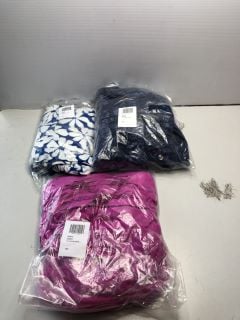 BOX OF CLOTHING ITEMS IN VARIOUS DESIGNS & COLOURS