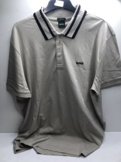 HUGO BOSS OLIVE POLO SHIRT UK SIZE S