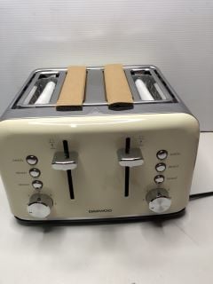 DAEWOO 4 SLICE STAINLESS STEEL TOASTER