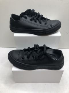 CONVERSE BLACK TRAINERS UK SIZE M3/W5