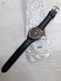 MR EURIO BLACK WRISTWATCH