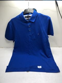 TOMMY HILFIGER ULTRA BLUE POLO SHIRT SIZE LARGE