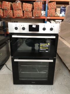 ZANUSSI BUILT-IN ELECTRIC DOUBLE OVEN MODEL NO: ZKHNL3X1