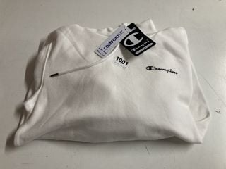 WOMENS CHAMPION JUMPER IN WHITE - SIZE XS