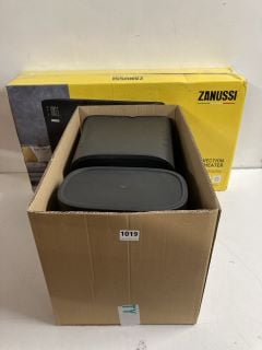 QTY OF ITEMS TO INCLUDE ZANUSSI CONVECTION HEATER WITH LCD DISPLAY